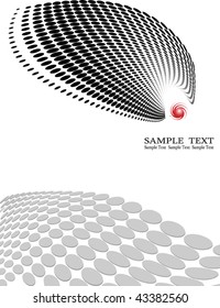 background composition, Web template (halftone)	