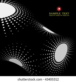 background composition, Web template (halftone)