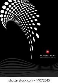 background composition, Web template (halftone)