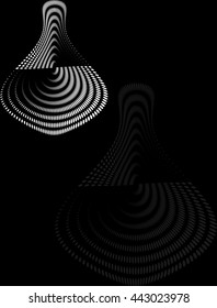 Background Composition, Web Template (Halftone) Vector Illustration