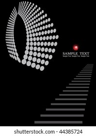 background composition, Web template (halftone)