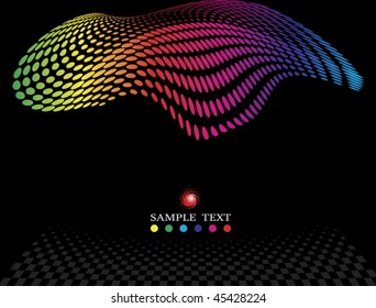 background composition, Web template (halftone)