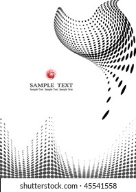 background composition, Web template (halftone)