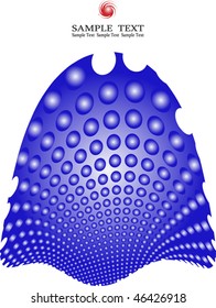 background composition, Web template (halftone)