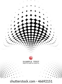 background composition, Web template (halftone)