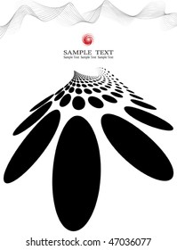 background composition, Web template (halftone)