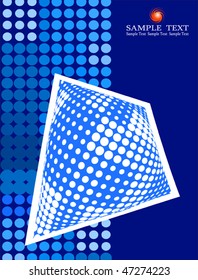 background composition, Web template (halftone)