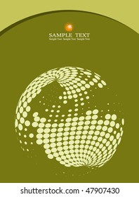 background composition, Web template (halftone)