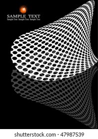 composición de fondo, plantilla Web (semitono)