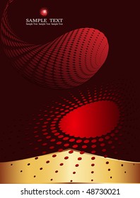 background composition, Web template (halftone)