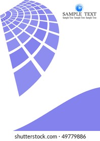 background composition, Web template (halftone)