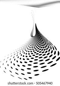 Background Composition, Web Template (Halftone) Vector Illustration