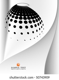 background composition, Web template (halftone)