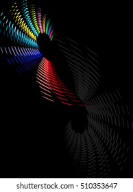 Background Composition, Web Template (Halftone) Vector Illustration