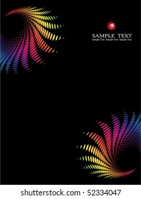 background composition, Web template (halftone)