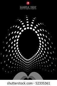 background composition, Web template (halftone)