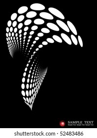 background composition, Web template (halftone)