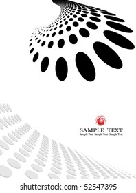 background composition, Web template (halftone)