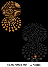 background composition, Web template (halftone)
