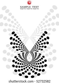 background composition, Web template (halftone)
