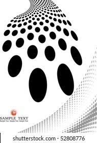 background composition, Web template (halftone)