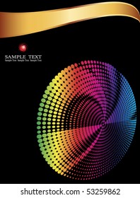 background composition, Web template (halftone)