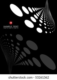 background composition, Web template (halftone)