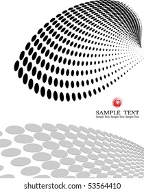 background composition, Web template (halftone)
