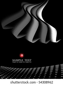 background composition, Web template (halftone)