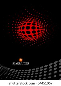 background composition, Web template (halftone)