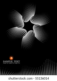 background composition, Web template (halftone)