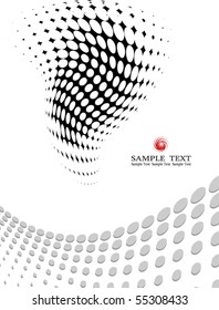 background composition, Web template (halftone)