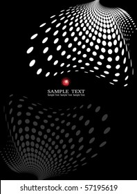 background composition, Web template (halftone)