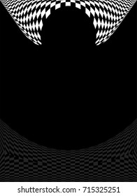 Background Composition, Web Template (Halftone) Vector Illustration