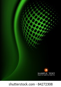 background composition, Web template (halftone)