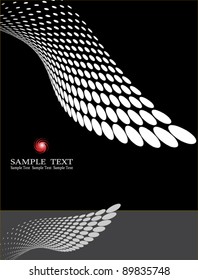 background composition, Web template (halftone)