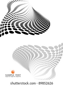 background composition, Web template (halftone)