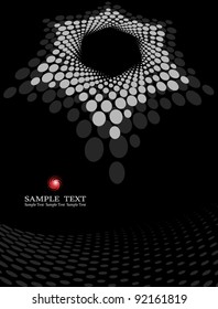 background composition, Web template (halftone)