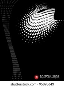 background composition, Web template (halftone)
