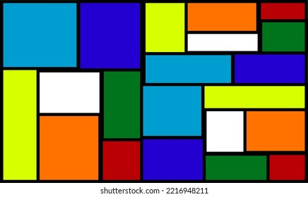 background with concept
colorful square block wall geometry vintage
