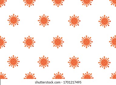 Background for concept coronavirus COVID-19  red .Vector