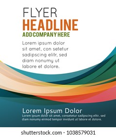 Background concept design for brochure or flyer, abstract vector illustration