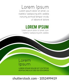 Background concept design for brochure or flyer, abstract vector illustration.