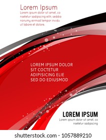 Background concept design for brochure or flyer, abstract vector illustration