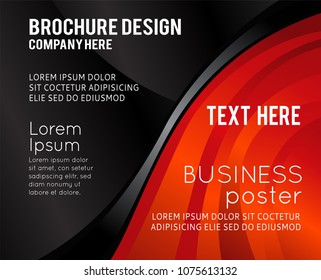 Background concept design for brochure or flyer, abstract vector illustration.