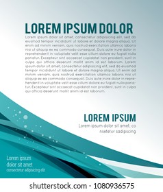 Background concept design for brochure or flyer, abstract vector illustration