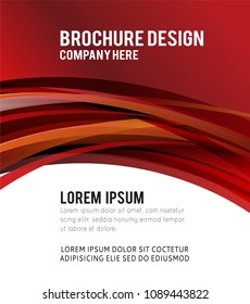 Background concept design for brochure or flyer, abstract vector illustration