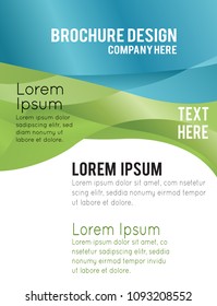 Background concept design for brochure or flyer, abstract vector illustration. 