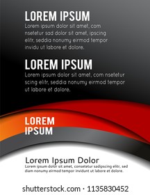 Background concept design for brochure or flyer, abstract vector illustration