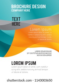 Background concept design for brochure or flyer, abstract vector illustration. 